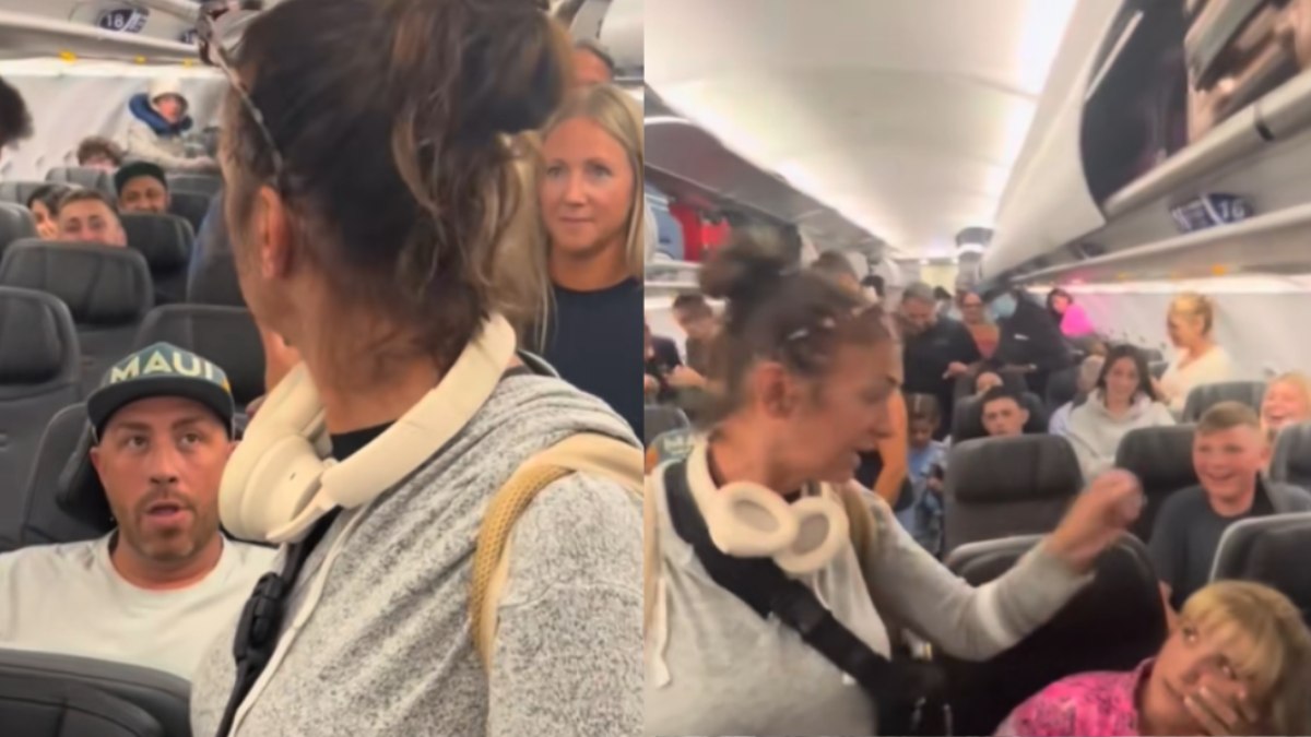 Briga em voo da JetBlue viraliza após mulher se dizer advogada para sair antes dos demais Briga em voo da JetBlue viraliza após mulher se dizer advogada para sair antes dos demais