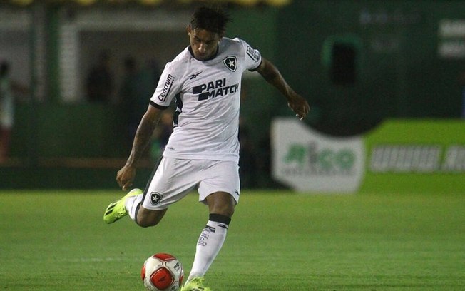 Damián Suárez em campo pelo Botafogo