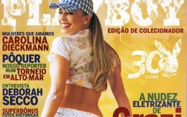 Grazi também foi capa da Playboy