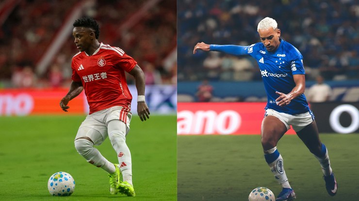 Internacional e Cruzeiro reestreiam com duelo direto da tabela