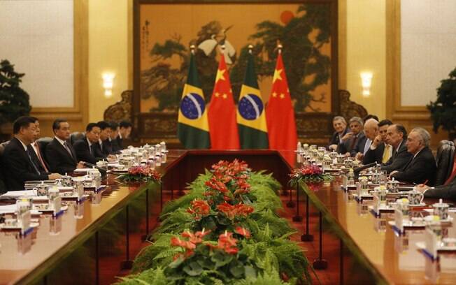 Michel Temer teve encontro com o presidente da China, Xi Jinping, em Pequim, nesta sexta-feira