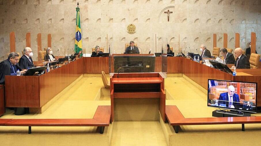 STF durante o julgamento ação sobre o deputado Daniel Silveira 