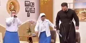 Freiras e padre viralizam ao dançarem em programa de televisão