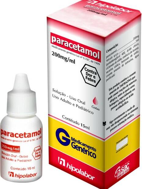 Lote de paracetamol em gotas foi suspenso pela Anvisa e deve ser recolhido em todo o Brasil