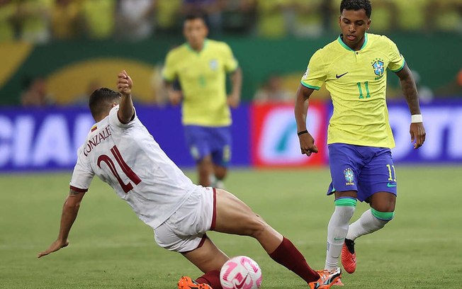 Brasil parou na boa marcação venezuelana na Arena Pantanal