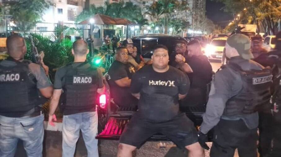 Milicianos presos no Itanhangá, Zona Oeste do Rio de Janeiro
