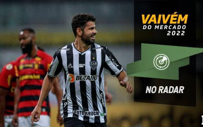 Após Diego Costa encaminhar rescisão com o Galo, Corinthians monitora situação e estuda proposta