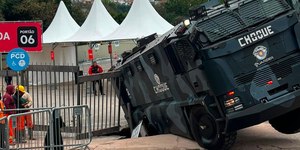 São Paulo explica acidente com viatura no Morumbis antes de show