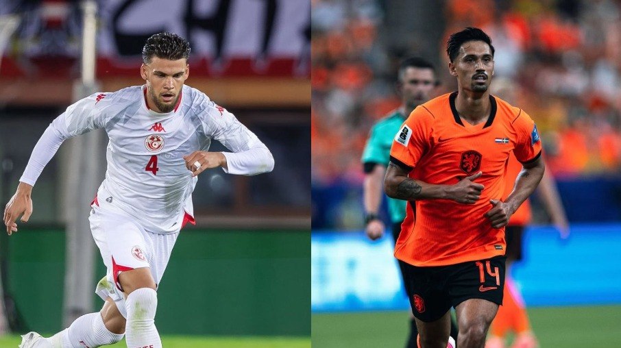 Rekik e Reijnders se enfrentam em Tunísia x Holanda
