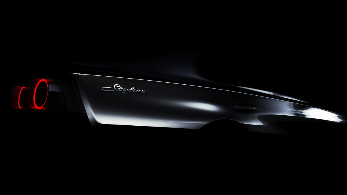 Retorno de um clássico: Nissan revela prévias do novo Skyline