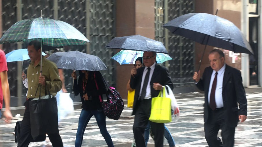 Chuva no Centro de São Paulo Chuva no Centro de São Paulo
