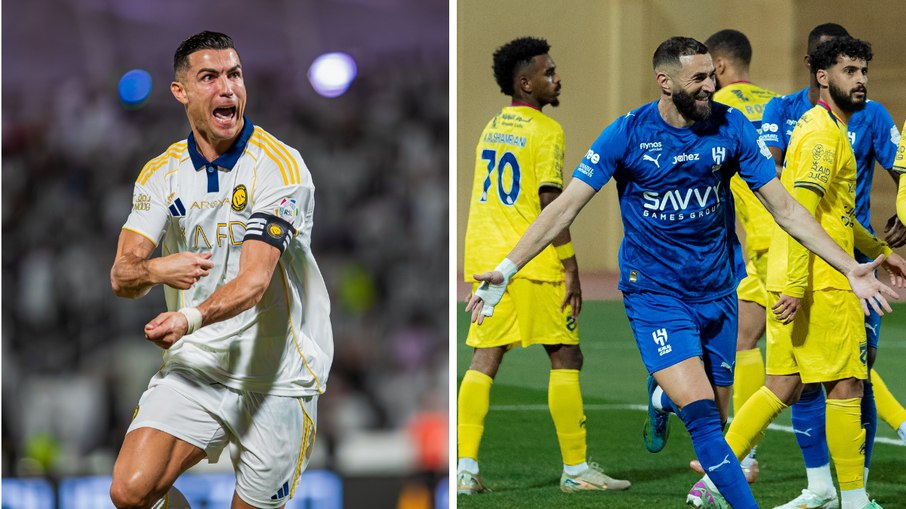Cristiano Ronaldo e Benzema se enfrentam em Al-Nassr x Al-Hilal