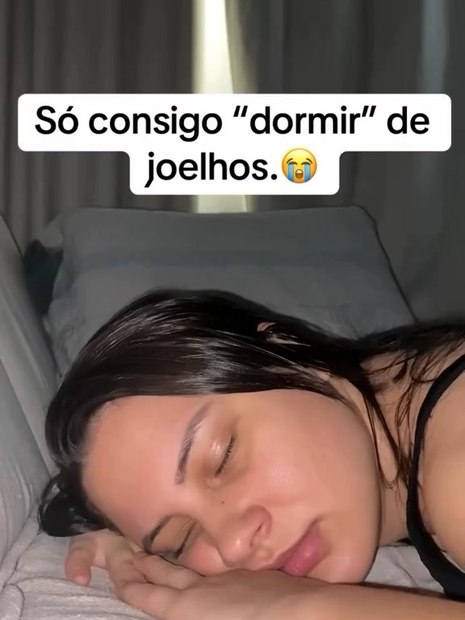 Andressa durante uma das crises
