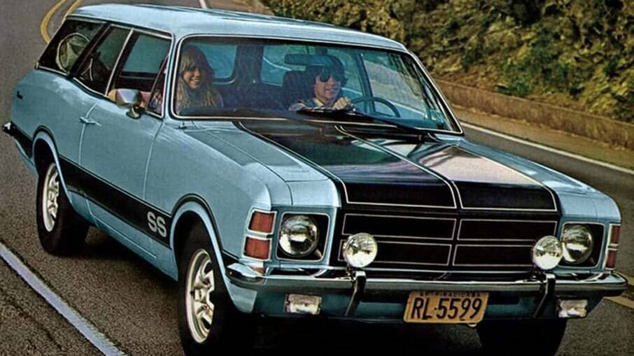 Chevrolet Caravan: teve versão esportiva logo nos primeiros anos de produção, em meados doa anos 70