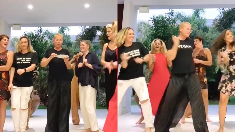 Xuxa recria coreografia do Planeta Xuxa com ex-paquitas