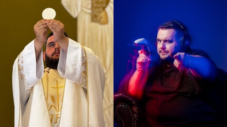 Padre gamer concilia fé, animes, jogos e vida sacerdotal