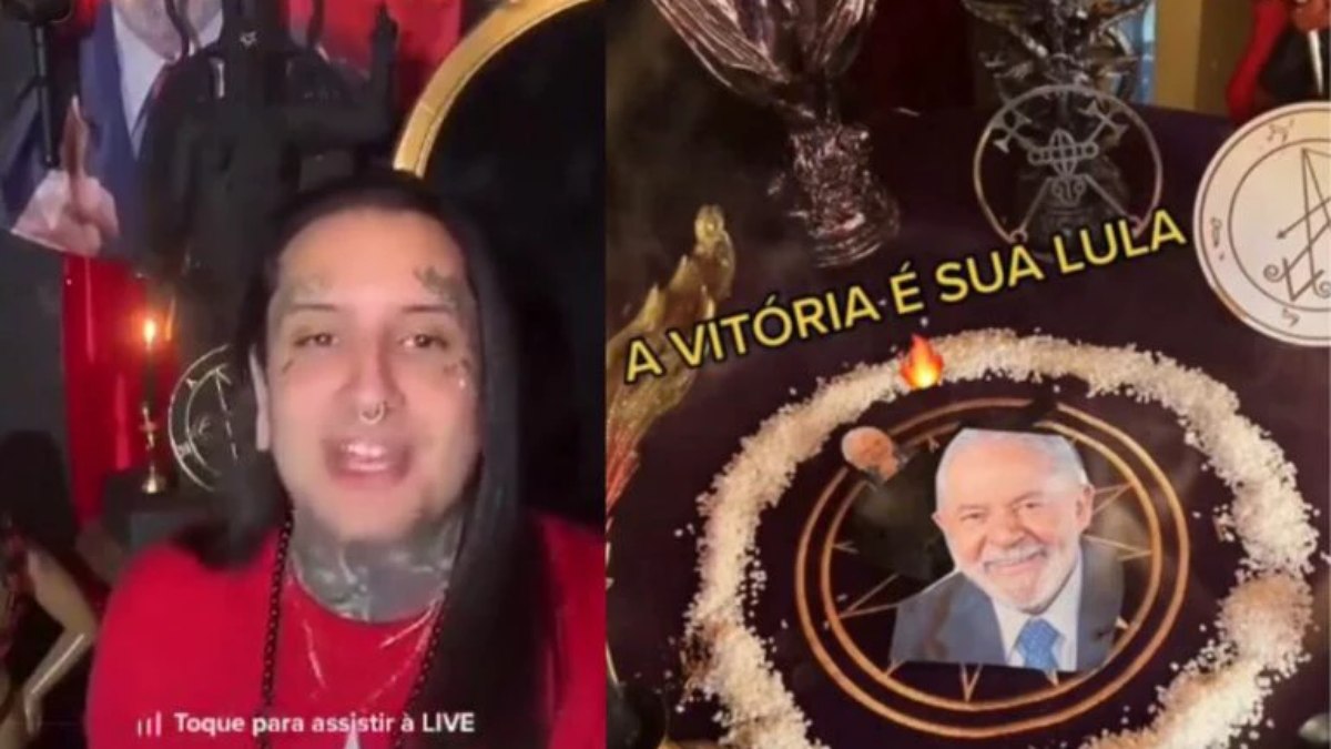 Em video, Vicky Vanilla declarou que forças espirituais como satanistas, quimbanda e bruxaria se uniram para que Lula retornasse ao poder