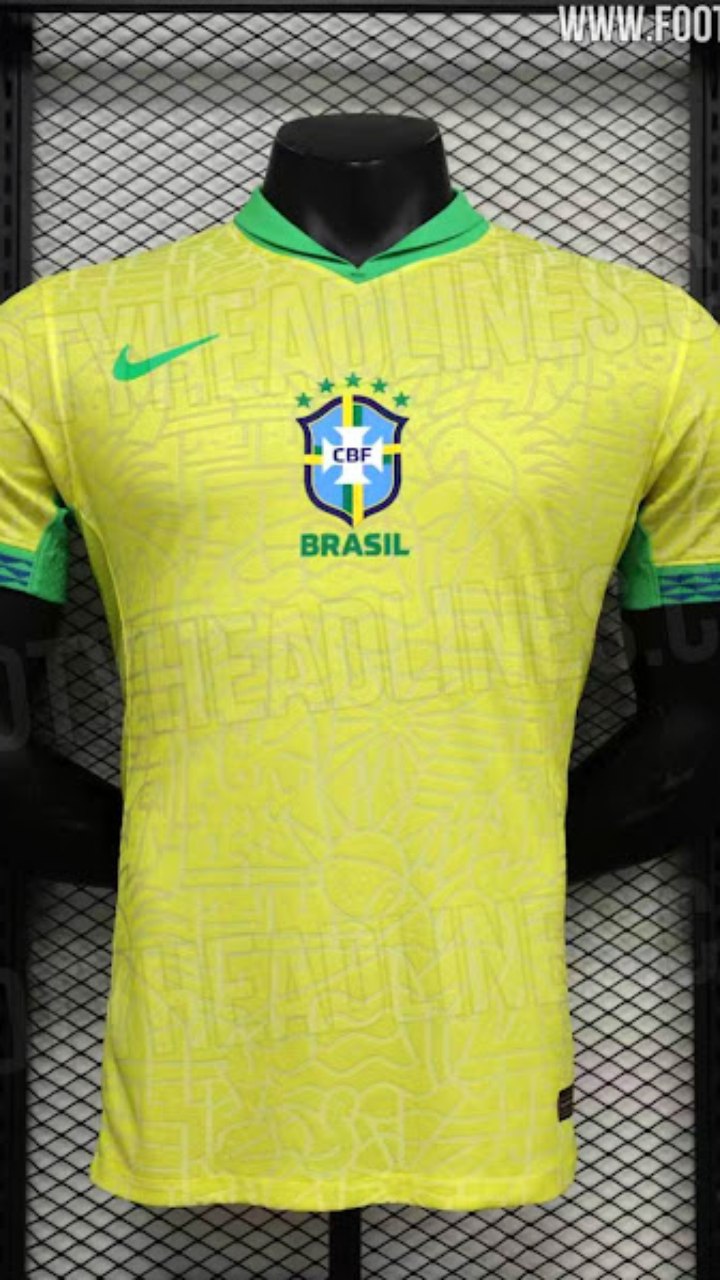 Site especializado vaza camisa 2 da seleção brasileira; veja