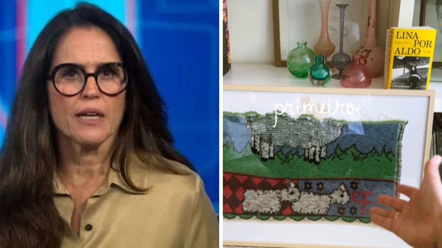 Jornalista da Globo tem relíquia histórica como decoração da casa