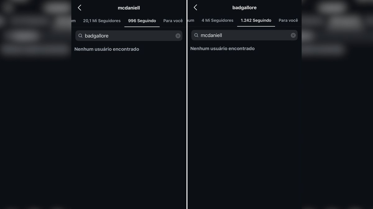 MC Daniel e Lorena param de se seguir