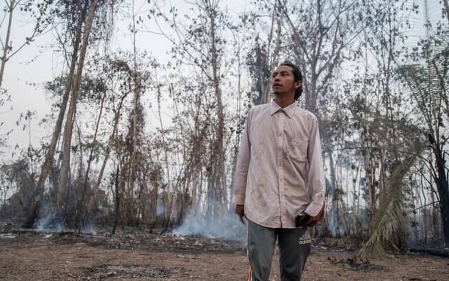 Comunidade Huni Kuin tenta mitigar efeitos da queimada