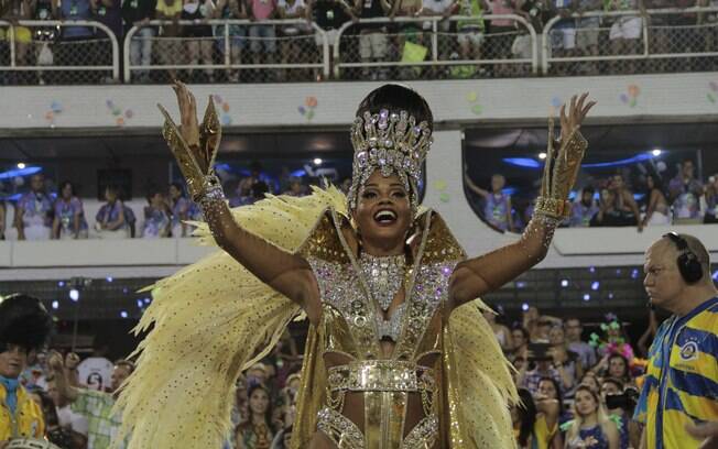 A rainha de bateria da Unidos da Tijuca, Juliana Alves