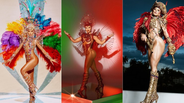 Veja fotos de Viviane Araújo, Virgínia e Sabrina Sato na Sapucaí