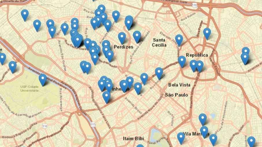 Paínel de relatos do Centro de Sismologia USP