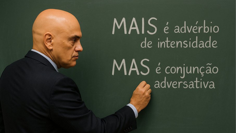 Erro de português de Moraes vira piada entre bolsonaristas no X