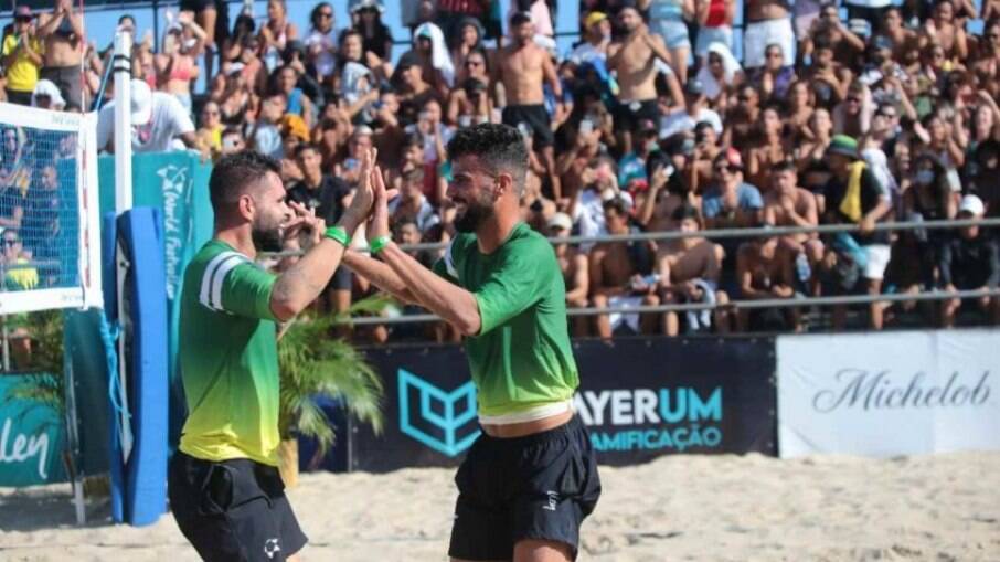 Dupla Franklin e Hiltinho foi campeã mundial em torneio realizado na praia de Copacabana