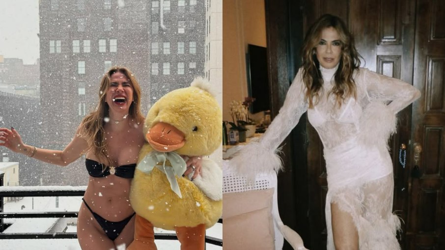 Luciana Gimenez enfrenta nevasca em Nova York com bom humor e reflexões