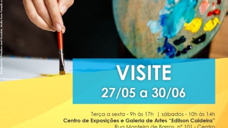 Mostra Coletiva reúne 70 artistas locais com mais de 120 obras