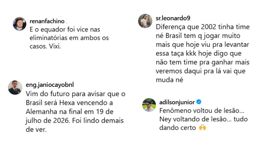 Torcedores se dividem entre chance do Brasil ser Hexa