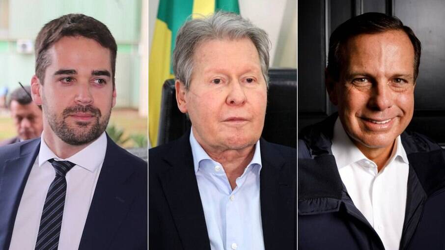 Eduardo Leite, Arthur Virgílio e João Doria disputam preferência de filiados para candidatura à presidência 