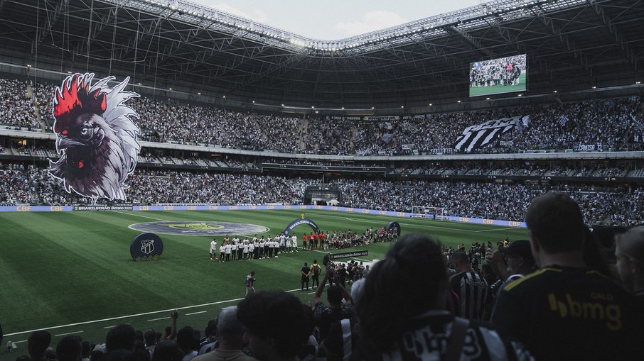 Torcida do Atlético Mineiro na Arena MRV