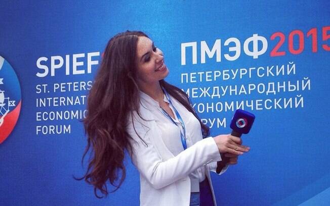 Jornalista russa Ekaterina Nadolskaya