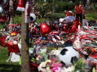 Torcedores deixaram homenagens aos jogadores