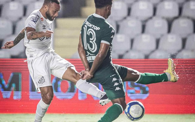 Primeiro tempo na Vila Belmiro estava equilibrado até que o Santos abriu o placar