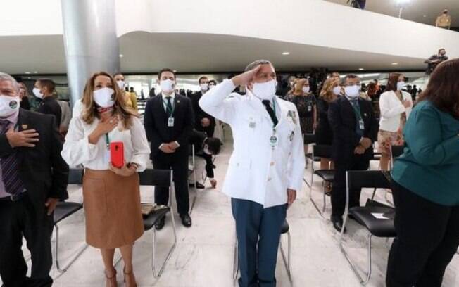Segundo organizadores, representantes do movimento Brasil Vencendo a Covid de todos os Estados estiveram em Brasília Segundo organizadores, representantes do movimento Brasil Vencendo a Covid de todos os Estados estiveram em Brasília