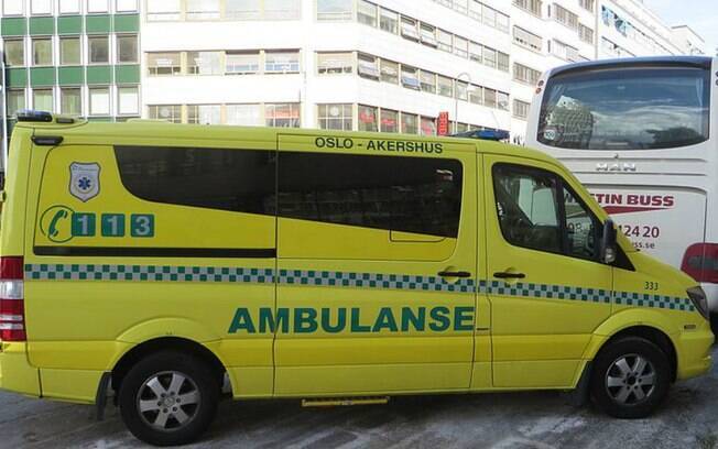 Suspeito roubou ambulância na manhã desta terça-feira em Oslo, capital norueguesa