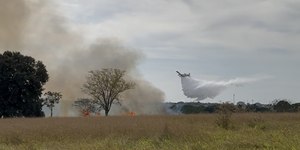 Bombeiros passam a usar aeronaves no combate a incêndios no MS