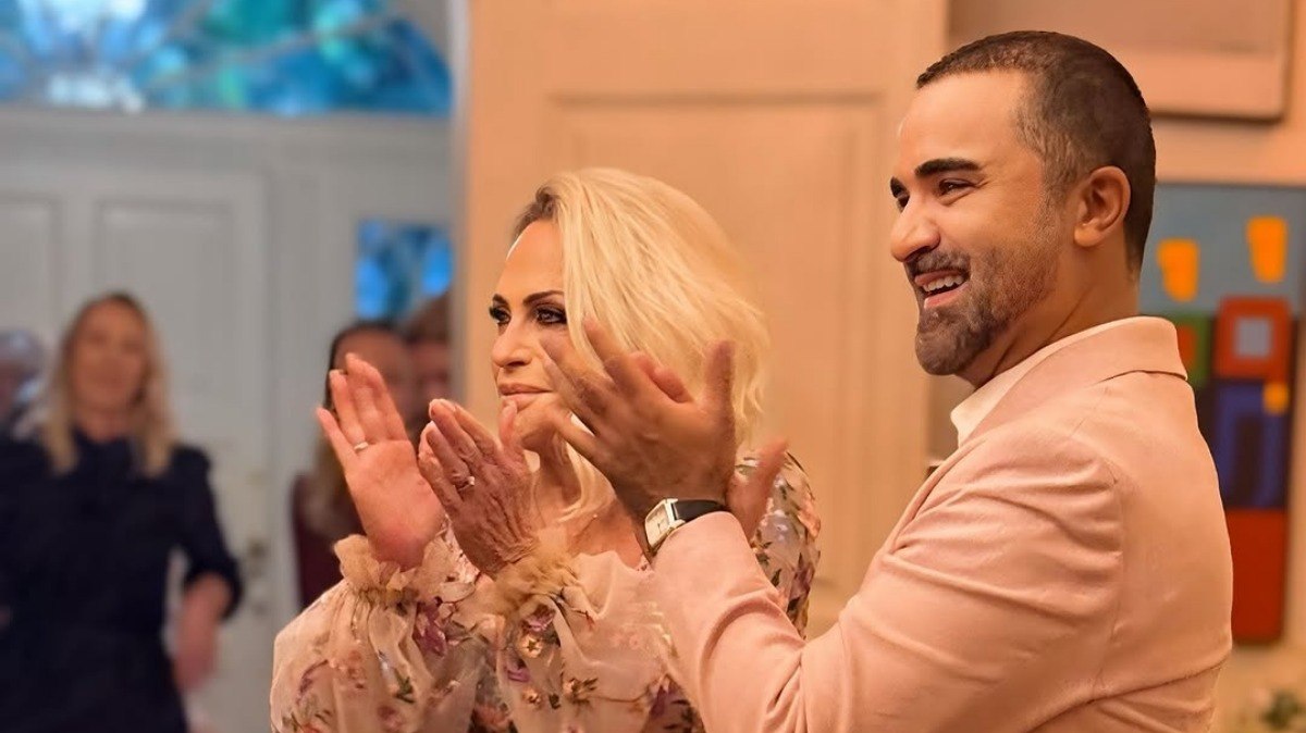 Ana Maria Braga abre álbum de casamento com Fábio Arruda