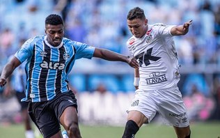 Grêmio vence Santos e deixa a zona de rebaixamento do Brasileirão