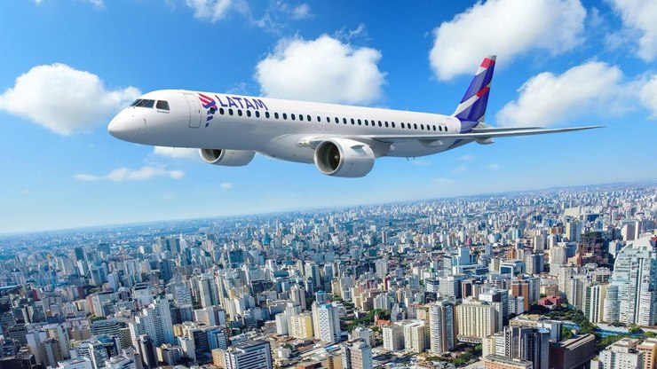 Jato%20comercial%20da%20Embraer%20%C3%A9%20comprado%20pela%20Latam%20