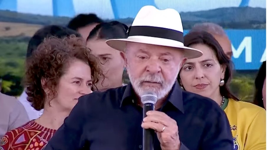 Presidente Lula na inauguração do Túnel Major Sales, na cidade de Luís Gomes, no RN Presidente Lula na inauguração do Túnel Major Sales, na cidade de Luís Gomes, no RN
