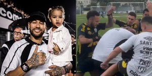 Neymar é criticado por trote em segurança que deu bolada em Mavie