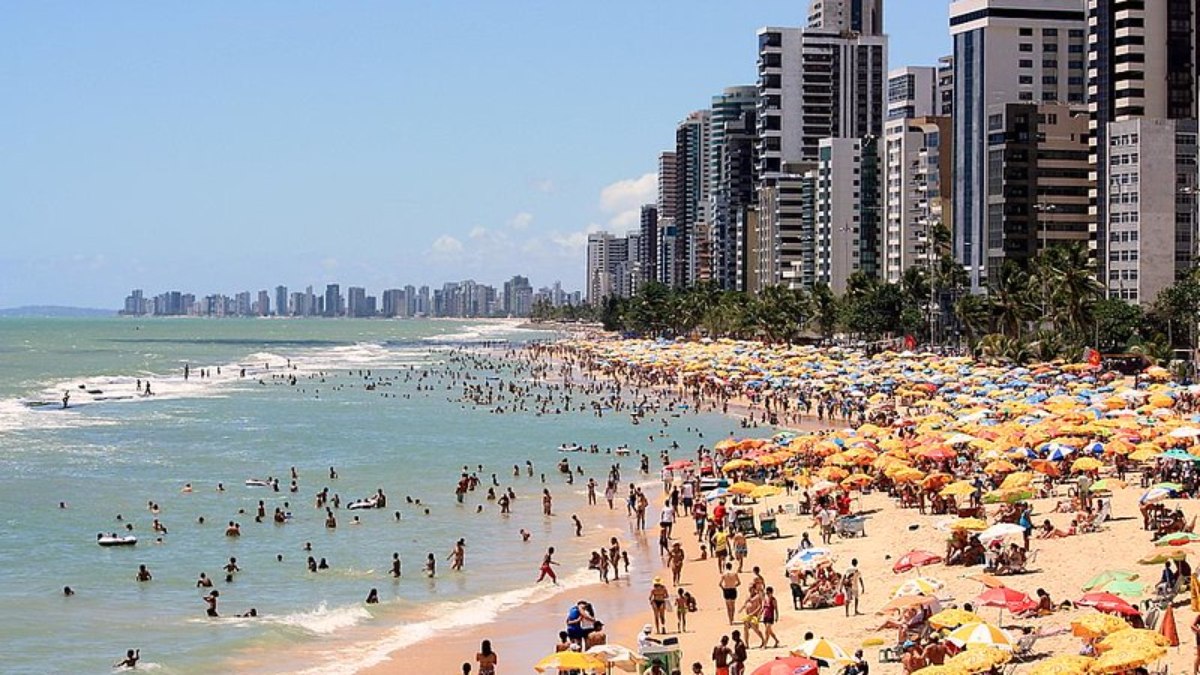 Praia de Boa Viagem, em Pernambuco