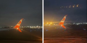 Falha em motor de avião da Gol fecha pista por 1h37 em Goiânia