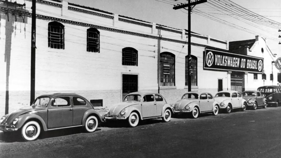 Fachada do galpão da Volkswagen na Rua do Manifesto