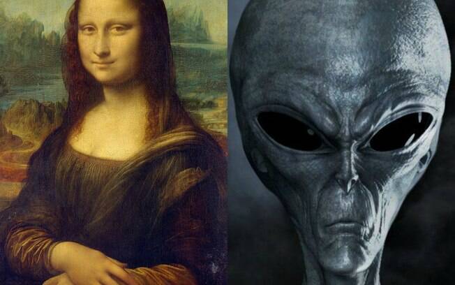 Teóricos da conspiração acreditam que existe um ET no quadro da famosa Monalisa